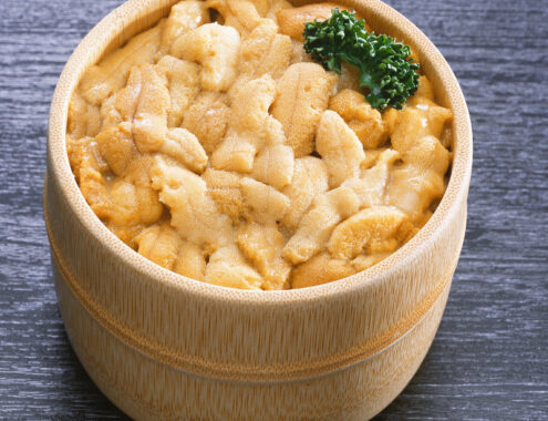 鱗晃生うに丼